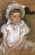 Mary Cassatt the girl wearing the white bonnet Germany oil painting reproduction